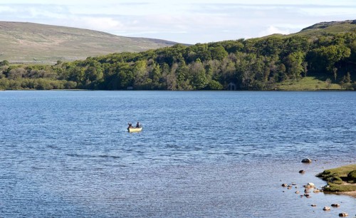 Malham Tarn lake, Yorkshire Dales national park, England, UK