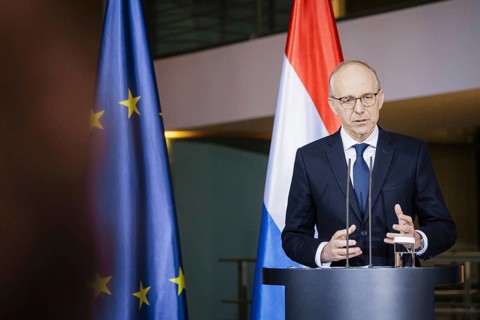 Federal Chancellor Olaf Scholz (SPD) and Luc Frieden, Prime Minister of the Grand Duchy of