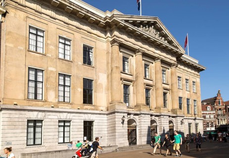 Historic Stadhuis city hall building, Utrecht, Netherlands