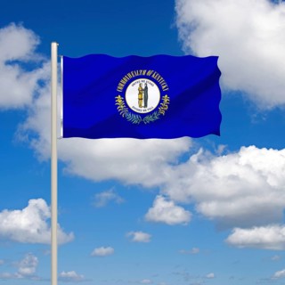 The flag of Kentucky, USA, Studio, North America
