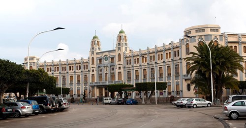Palacio de la Asamblea architect Enrique Nieto, Plaza de Espana, Melilla, Spain, north Africa,