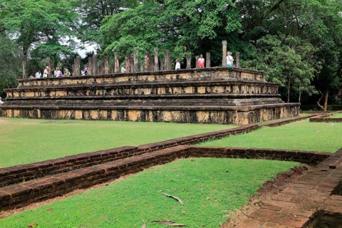 Council Chamber, Citadel, UNESCO World Heritage Site, the ancient city of Polonnaruwa, Sri Lanka,