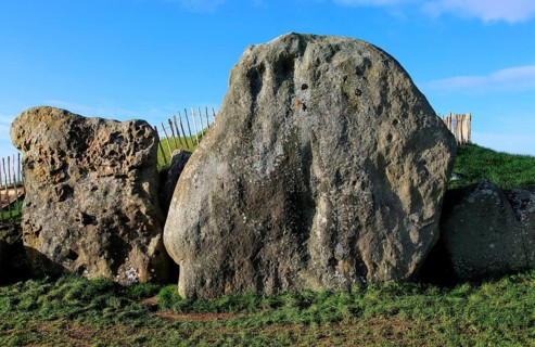 West Kennet neolithic long barrow, Wiltshire, England, UK