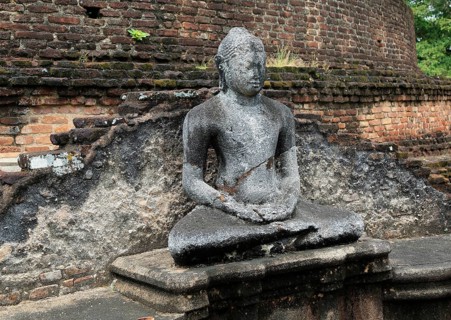 Pabula Vihara temple, UNESCO World Heritage Site, the ancient city of Polonnaruwa, Sri Lanka, Asia