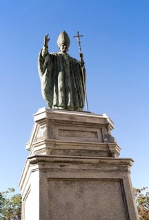 Pope John Paul the second statue, Juan Pablo, Jerez de la Frontera, Spain, Europe
