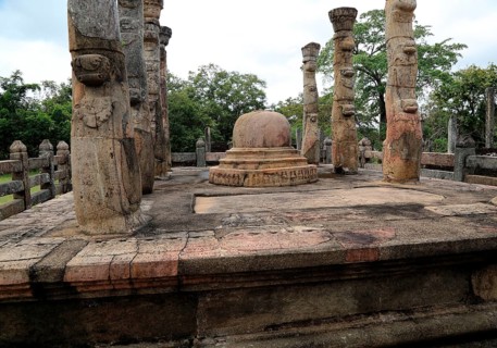 The Lotus Mandapa building, The Quadrangle, UNESCO World Heritage Site, the ancient city of