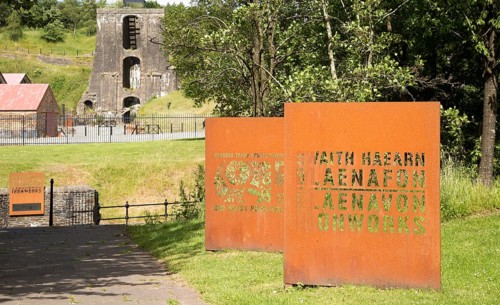 Ironworks museum industrial archaeology, UNESCO World Heritage site, Blaenavon, Monmouthshire,