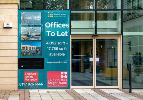 Offices to Let, Lambert Smith Hampton and Knight Frank, Royal Mead, Railway Place, Bath, Somerset,