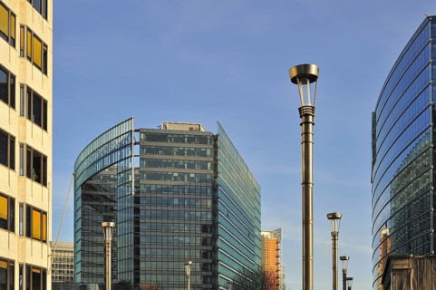 The Charlemagne building, a high-rise in the European Quarter of Brussels, which houses the