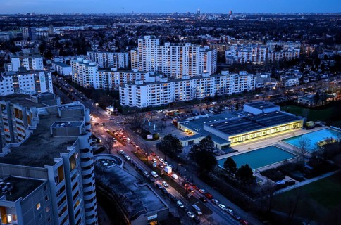 View of houses in Gropiusstadt. The rise in rents in German cities has increased again in the past