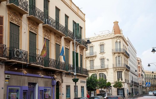 Melilla autonomous city state Spanish territory in north Africa, Spain -1900s modernist