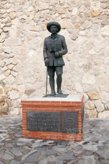 The only public statue of General Franco remaining in place in Spain, Melilla autonomous city
