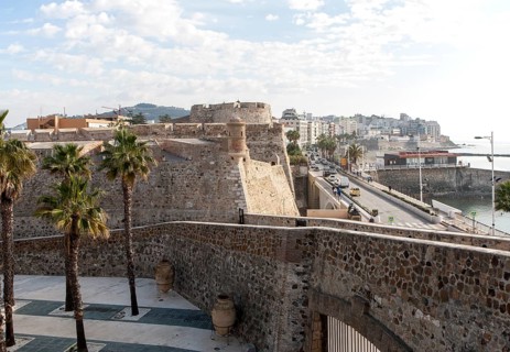 Muralla Real historic fortress Ceuta, Spanish territory in north Africa, Spain, Europe