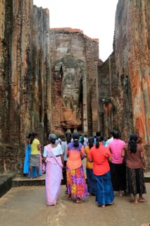UNESCO World Heritage Site, ancient city Polonnaruwa, Sri Lanka, Asia, Lankatilaka building,
