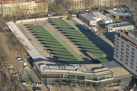 Central bus station ZOB, Messedamm, Westend, Charlottenburg, Berlin, Germany, Europe
