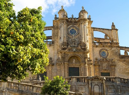 Cathedral church in Jerez de la Frontera, Cadiz province, Spain, Europe
