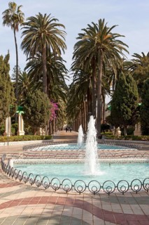 Herandez Park in Melilla autonomous city state Spanish territory in north Africa, Spain, Europe