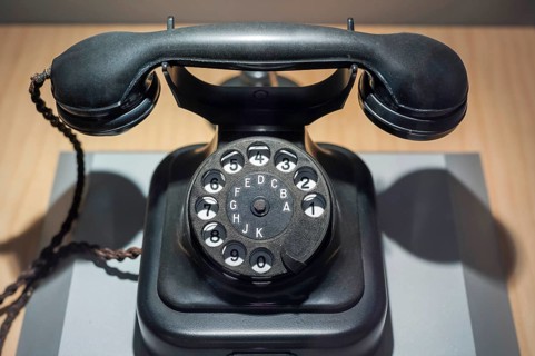 Telephone, desk telephone, analogue, historical, office, communication, telephoning, speaking,