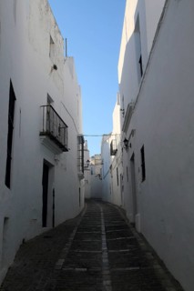 Traditional whitewashed buildings in Vejer de la Frontera, Cadiz Province, Spain, Europe