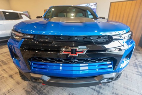 Pontiac, Michigan USA, 4 January 2024, The Chevrolet Colorado was runner-up for the North American