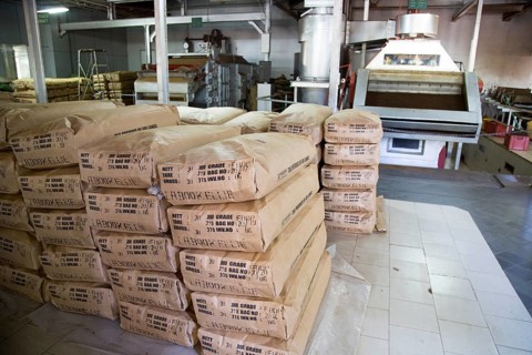 Mackwoods tea estate factory, Nuwara Eliya, Central Province, Sri Lanka, Asia