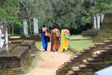 UNESCO World Heritage Site, the ancient city of Polonnaruwa, Sri Lanka, Asia, ruins at Potgul