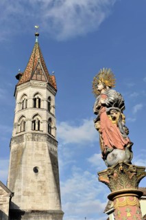 St. Johanniskirche, Johanneskirche, with bell tower Johannisturm, late Romanesque, built between