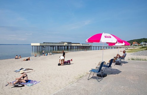 Palsjoebaden lido, Helsingborg, Skane laen, Sweden, Europe