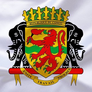 Africa, African Union, the coat of arms of the Republic of Congo, Studio