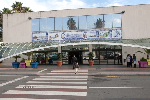 Ferry terminal at Ceuta, Spanish territory in north Africa, Spain, Europe