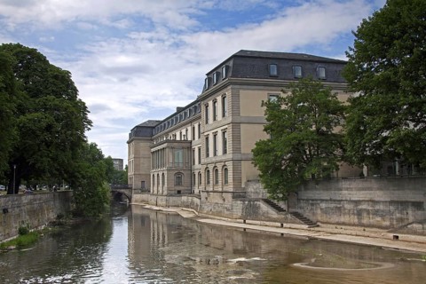 The state parliament in the former Leineschloss, Leine Castle in Hannover, Lower Saxony, Germany,
