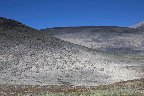 Snohetta, highest mountain in the Dovrefjell range, Dovrefjell-Sunndalsfjella National Park,