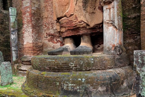 UNESCO World Heritage Site, ancient city Polonnaruwa, Sri Lanka, Asia, Lankatilaka building,