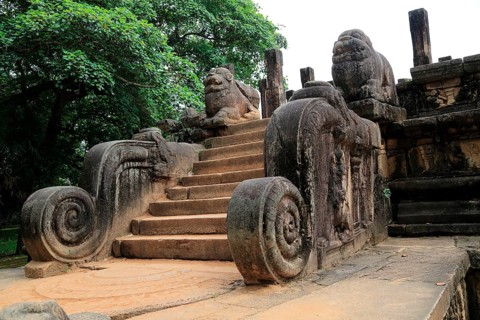 Council Chamber, Citadel, UNESCO World Heritage Site, the ancient city of Polonnaruwa, Sri Lanka,