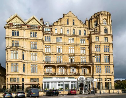 Former Empire Hotel building, Bath, North east Somerset, England, UK architect Charles Edward Davis