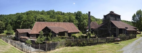 The forge de Savignac-Ledrier along the Auvezere river, Dordogne, Perigord, Aquitaine, France,