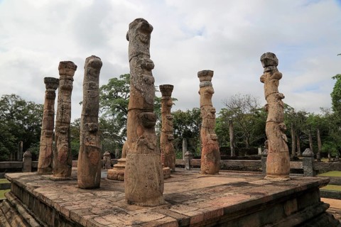 The Lotus Mandapa building, The Quadrangle, UNESCO World Heritage Site, the ancient city of
