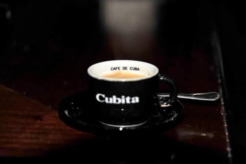Espresso Cubita, small coffee, tourist shop, centre of Havana, Centro Habana, Cuba, Greater