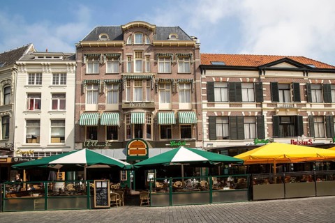 Grand Cafe Atlanta hotel, city centre of Nijmegen, Gelderland, Netherlands