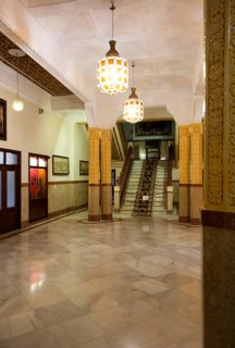 Interior of 1930s Casino Militar building, Melilla autonomous city state Spanish territory in north