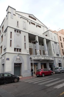 Monumental cinema 1930s Art Deco style Melilla, Spanish territory in north Africa, Spain architect