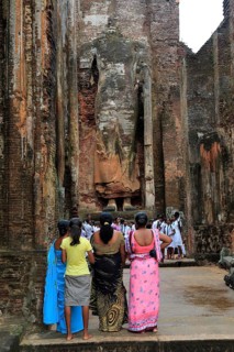 UNESCO World Heritage Site, ancient city Polonnaruwa, Sri Lanka, Asia, Lankatilaka building,