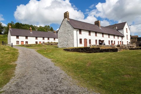 Ironworks museum industrial archaeology, UNESCO World Heritage site, Blaenavon, Monmouthshire,