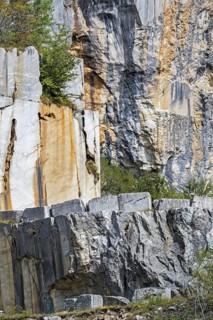 Carriere royale de l'Espiadet, Carriere du Roy, marble quarry at Payolle, Haute-Bigorre,