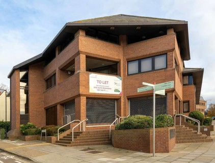 Hyde Park House office space To Let sign, Ipswich, Suffolk, England, UK