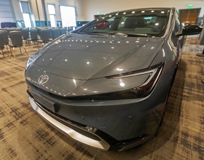 Pontiac, Michigan USA, 4 January 2024, The Toyota Prius and Prius Prime won the North American Car