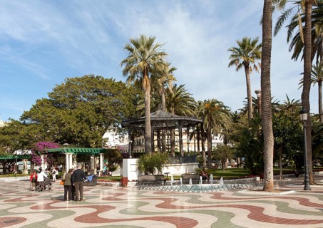 Herandez Park in Melilla autonomous city state Spanish territory in north Africa, Spain, Europe