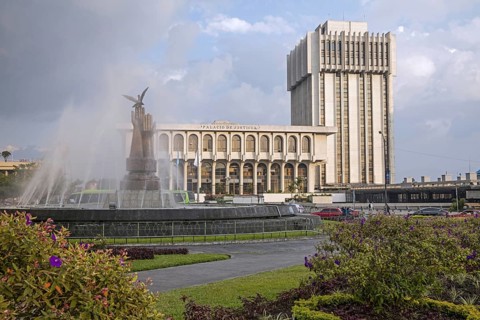 Palacio de Justicia, Supreme Court of Justice of Guatemala in Guatemala City, Guate, Ciudad de