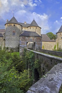 Chateau de Corroy-le-Chateau, 13th century medieval castle near Gembloux in the province of Namur,