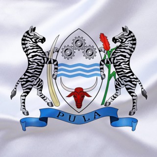 Africa, African Union, the coat of arms of Botswana, Studio